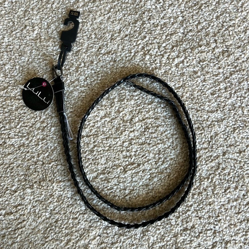 NEW - Lulu’s Braided Faux Leather Belt - Women’s Size Small